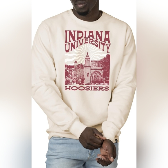 Other - Indiana University Hoosiers Heavyweight Crewneck Sweatshirt
Officially Licensed